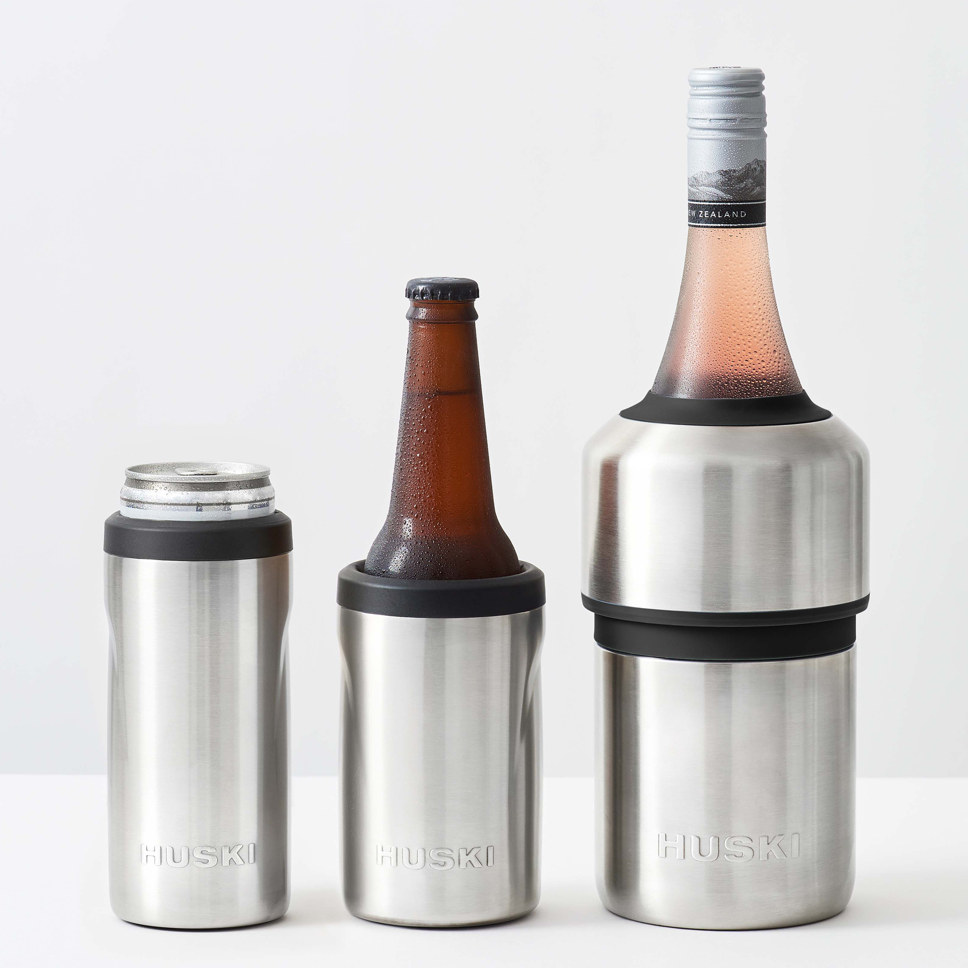 Huski Slim Can Cooler | NEW | Premium 12oz Skinny Drink Holder for Hard  Seltzer, Beer, Soda | Triple Insulated 316 Stainless Steel | Seamless  Design 