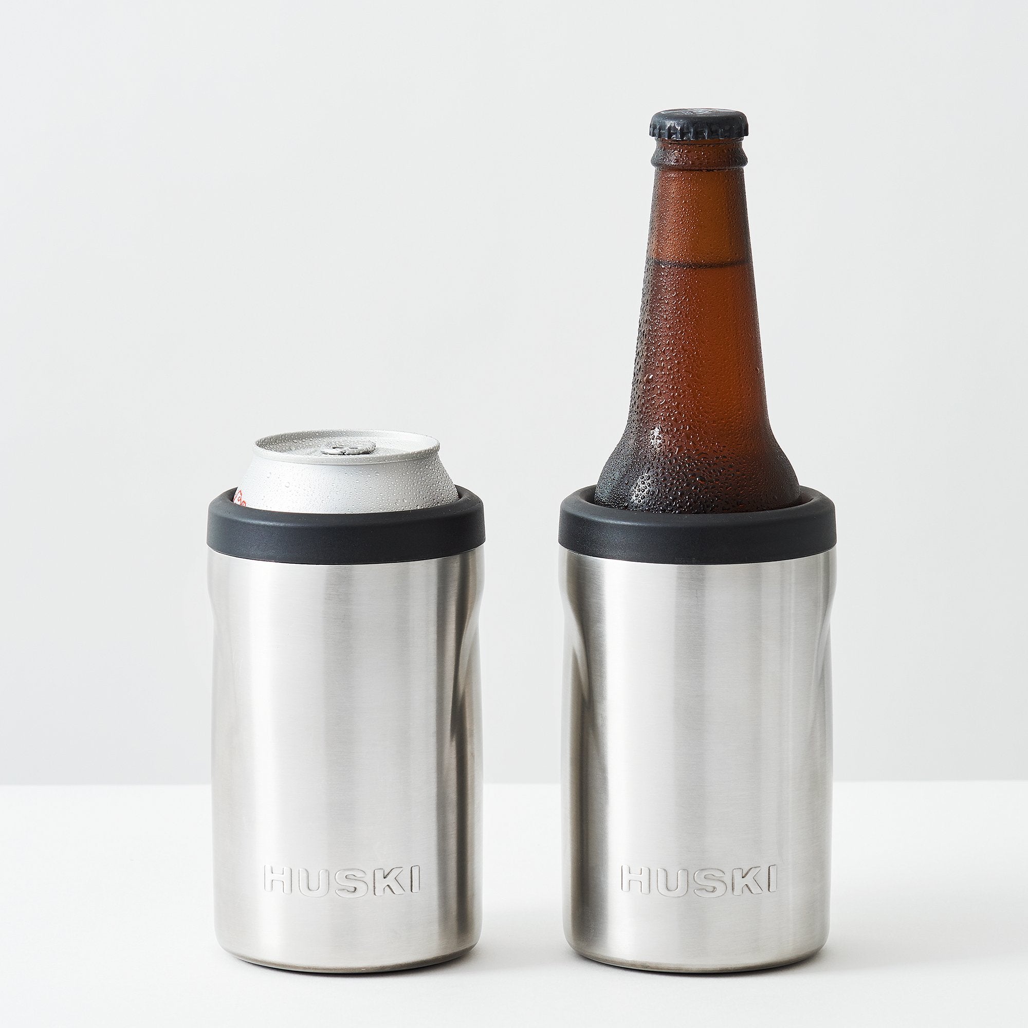 Beer bottle in yeti hot sale colster